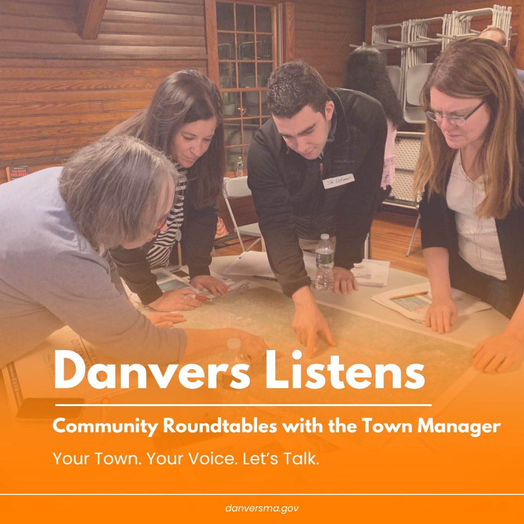TownofDanvers's tweet image. 🎉 Had a blast at the 2nd #CommunityRoundtable! Next up: Session 3 on 8/14, 5-7 pm at Holten Richmond Middle School (new location!)

Join us to discuss Library, Planning, Economic Development, Arts &amp;amp; Culture, Downtown, &amp;amp; Historic topics. danversma.gov/roundtables

#DanversMA