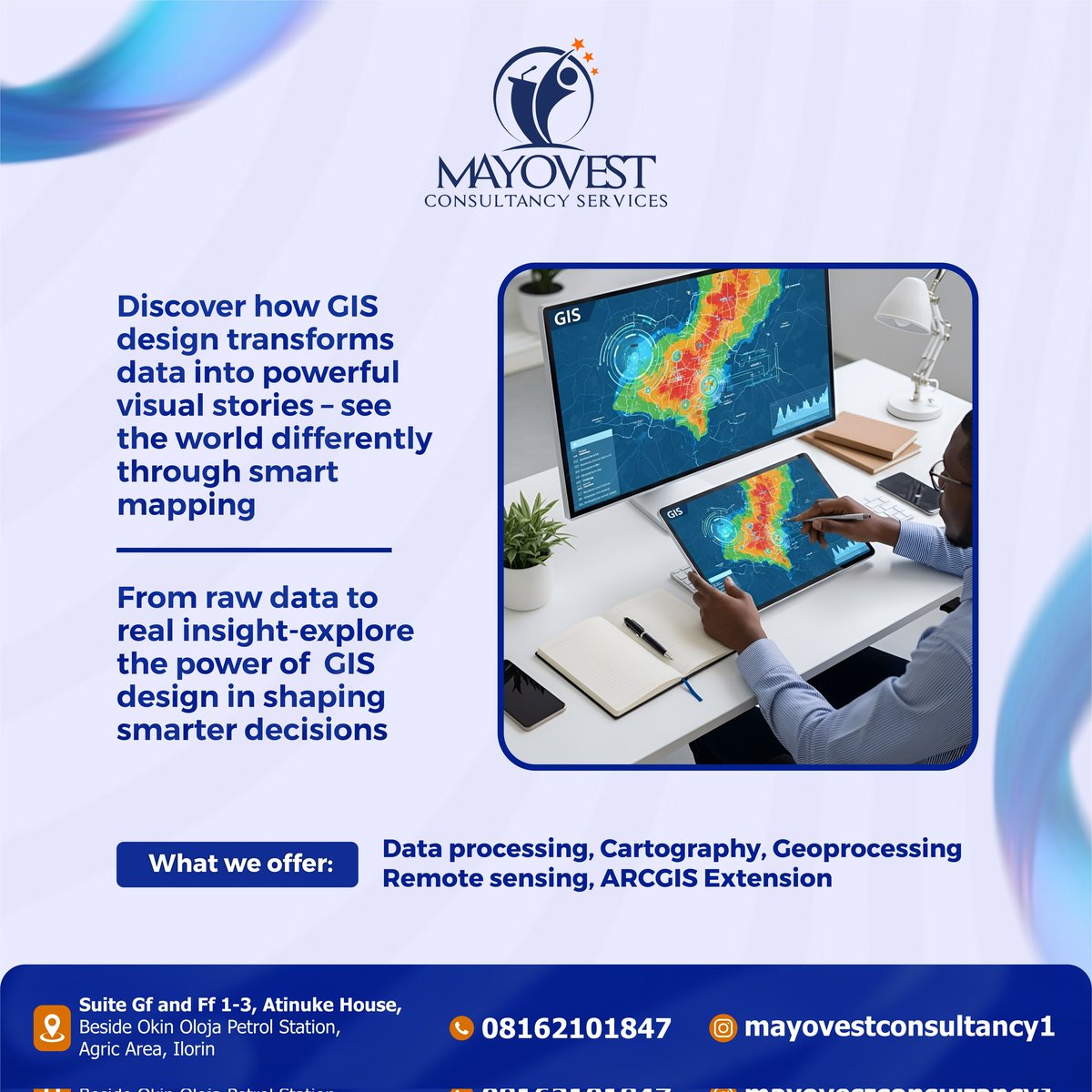 Mayovestconsul1's tweet photo. Turning data into maps that speaks | Learn GIS with us today!!!
#techskills #ilorin #Gis #smartmapping #ilorinupgrade #goviral❤️ #fyp https://t.co/jKGiZrcZ3r