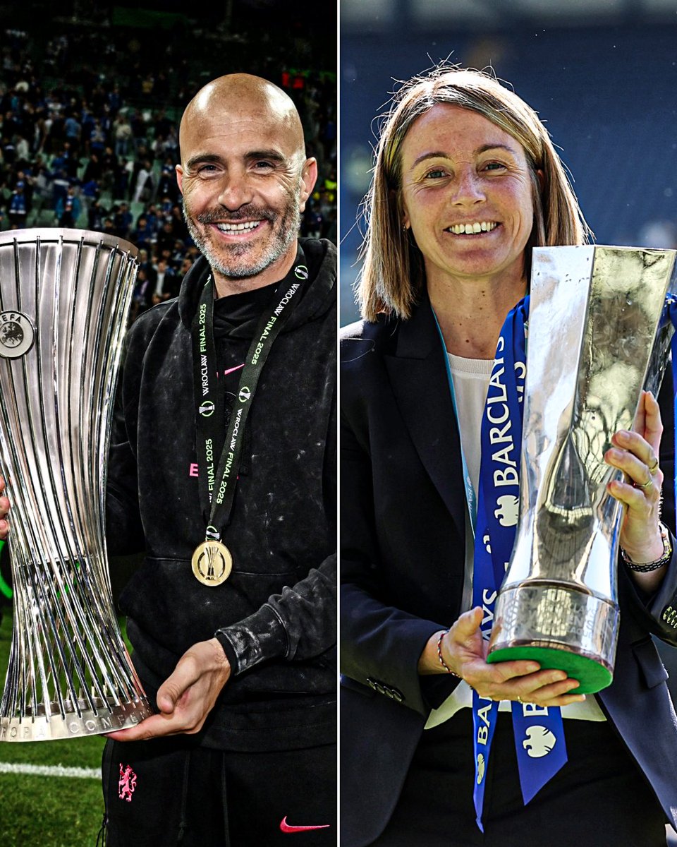 Chelsea have both their managers of the men's and women's teams nominated for the Team Coach of the Year award 💙🏆