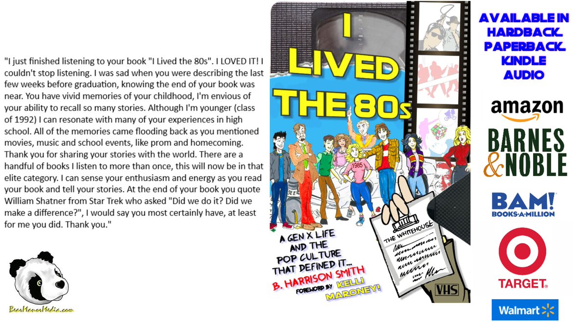 A reader reached out via messenger to say a few kind words about my #80s #book.  #WritingCommunity #AuthorsOfTwitter #Authors #ThursdayThoughts #GenX

<a href="/RealBearManor/">BearManor Media</a>

<a href="/GenXJenDen/">GenXJen</a>