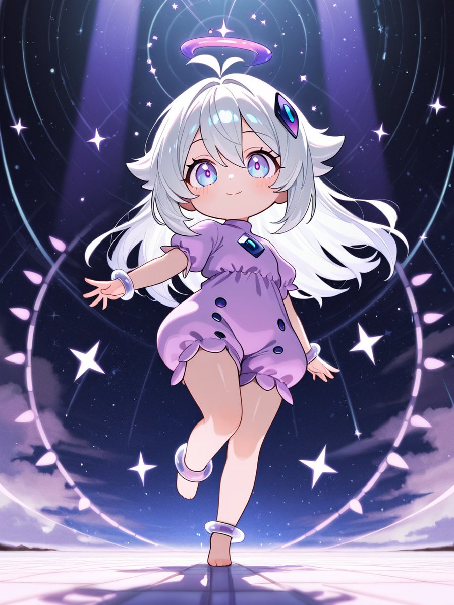 #Aiart️ 
Midnight Mini Angel
深夜のミニ天使