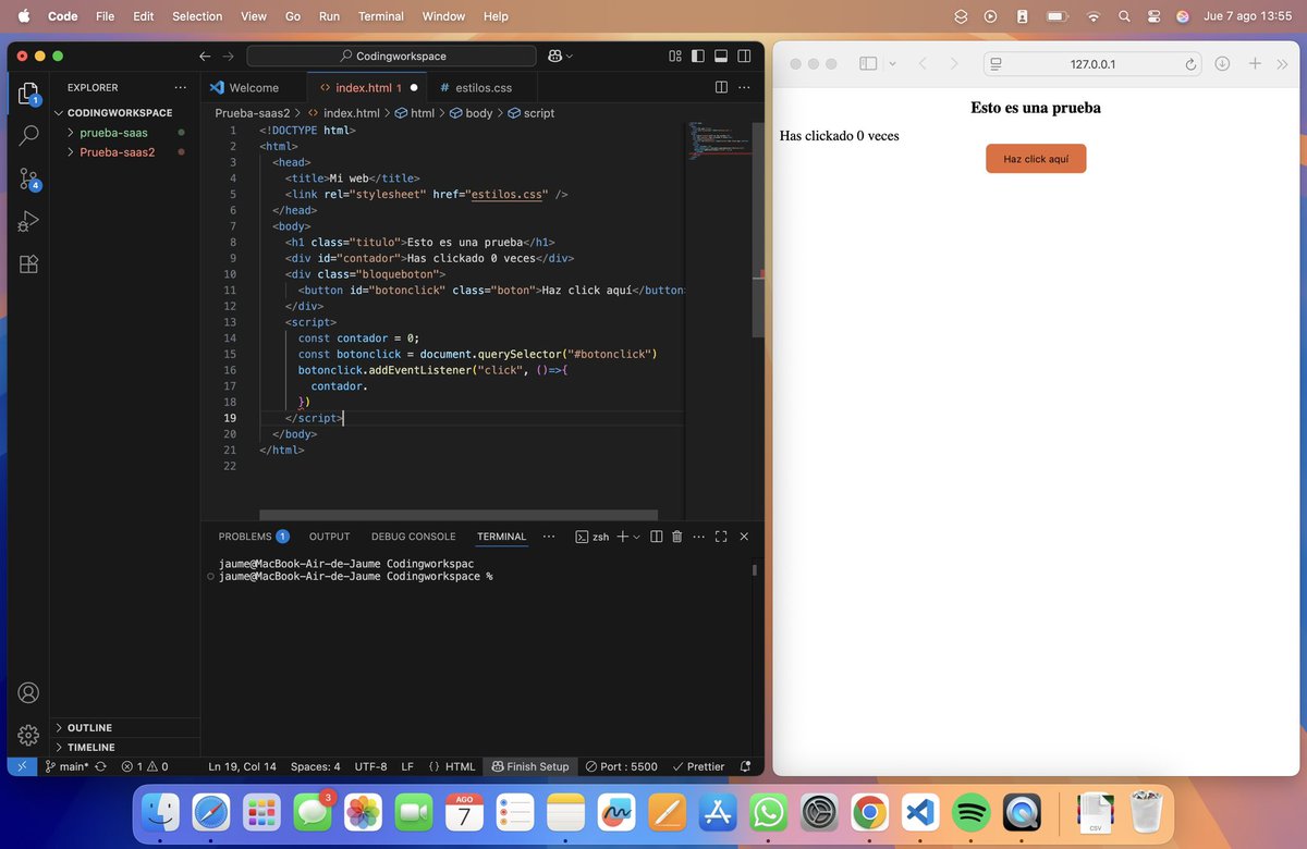 Day 2 learning to code from scratch.

Today I wrestled with JavaScript variables.
Spoiler: they won.

🏆 Tiny victory: managed to squeeze in some review time at the beach.

Slow progress… but it’s still progress.

#buildinpublic