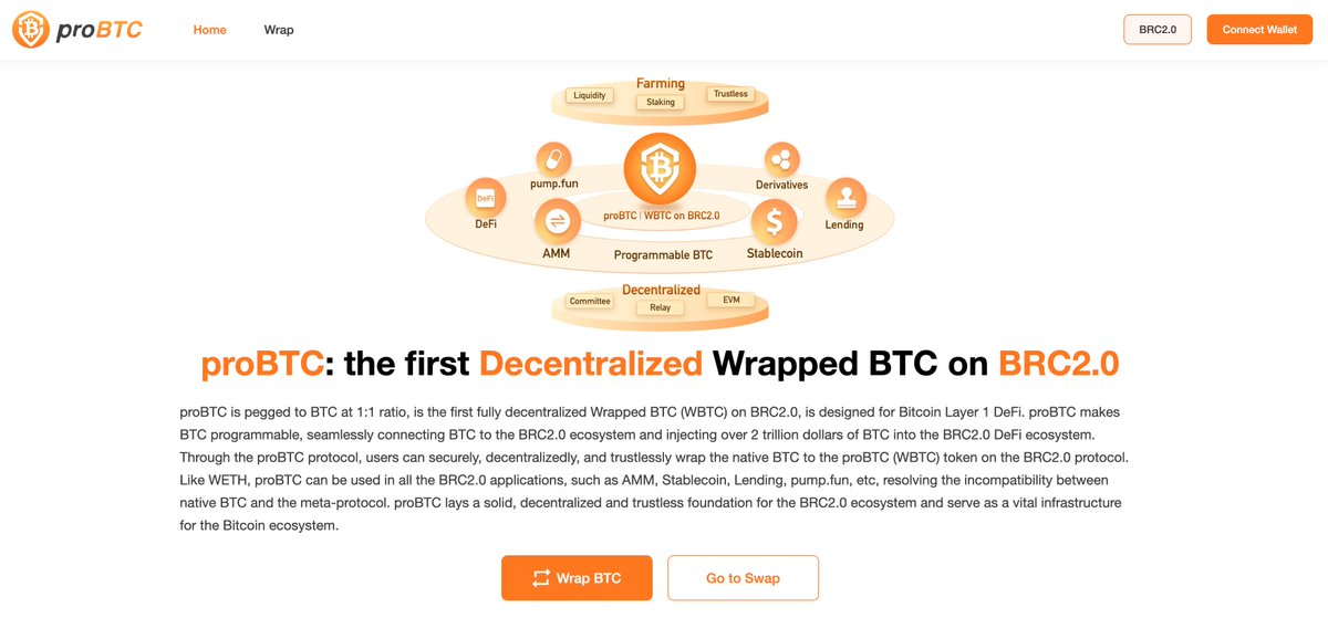proBTC | WBTC on BRC2.0 (@probtc_org) on Twitter photo #proBTC is the 1st Decentralized Wrapped BTC (WBTC) on BRC2.0 & #BRC20, for #Bitcoin L1 #DeFi. <a href="/bestinslotxyz/">Best in Slot | BRC2.0 Loading... ⏳</a> <a href="/domodata/">domo</a>
#proBTC makes #BTC programmable, injecting over 2 trillion dollars of BTC into the BRC2.0 DeFi ecosystem. Through the proBTC protocol, users can securely, #proBTC is the 1st Decentralized Wrapped BTC (WBTC) on BRC2.0 & #BRC20, for #Bitcoin L1 #DeFi. <a href="/bestinslotxyz/">Best in Slot | BRC2.0 Loading... ⏳</a> <a href="/domodata/">domo</a>
#proBTC makes #BTC programmable, injecting over 2 trillion dollars of BTC into the BRC2.0 DeFi ecosystem. Through the proBTC protocol, users can securely,