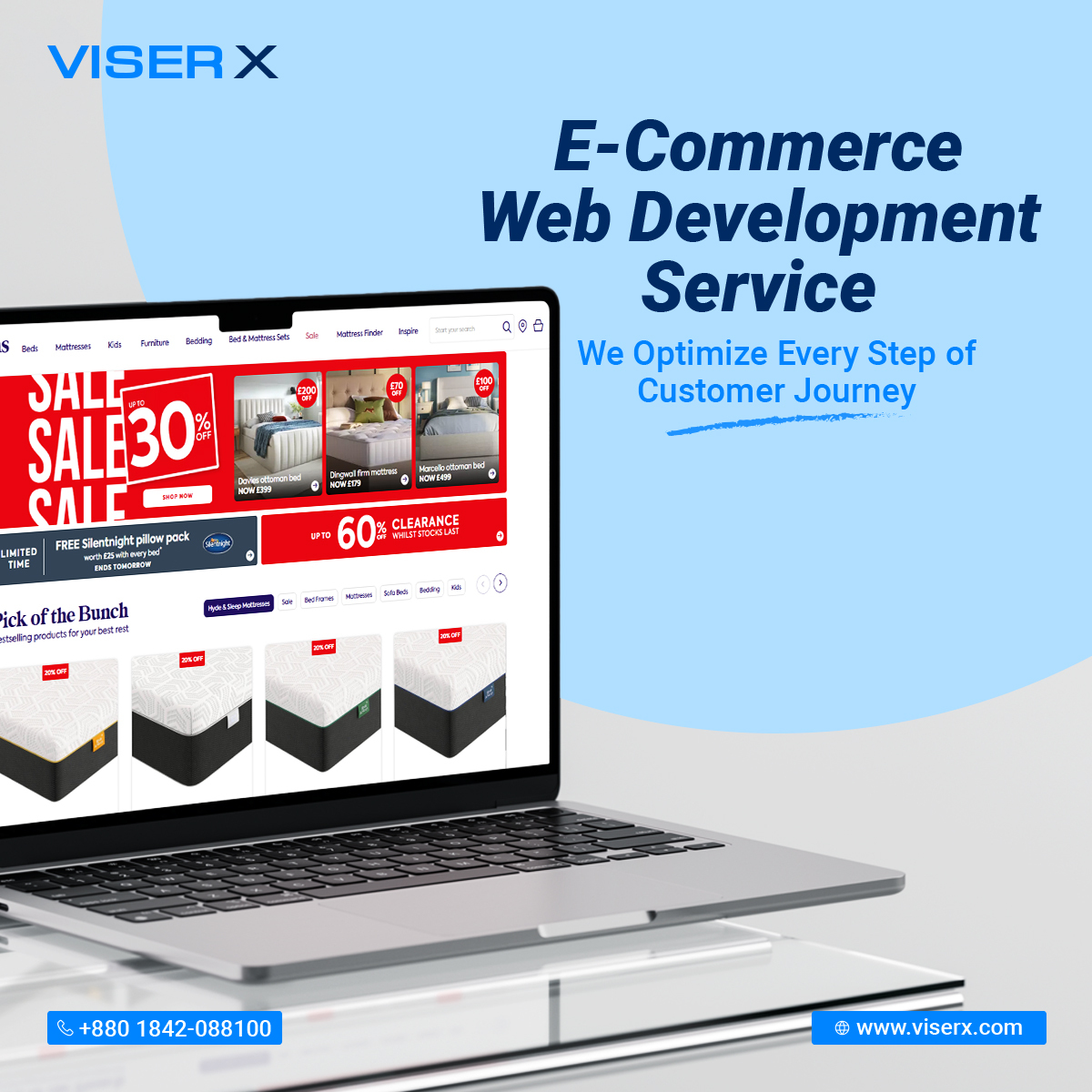 Are customers leaving your site without buying? Make buying fast &amp; easy with VISER X!

✅ Custom Design
✅ User-Friendly UX
✅ Mobile Optimized
✅ Secure Checkout
✅ Scalable for Growth
Let us build your high-converting website!

📞 +8801842-088100
🌐 viserx.com/services/web-d…