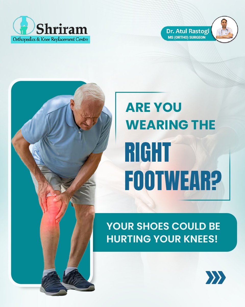 ShriramKRC's tweet image. 𝐘𝐨𝐮𝐫 𝐬𝐡𝐨𝐞𝐬 𝐜𝐨𝐮𝐥𝐝 𝐛𝐞 𝐬𝐢𝐥𝐞𝐧𝐭𝐥𝐲 𝐝𝐚𝐦𝐚𝐠𝐢𝐧𝐠 𝐲𝐨𝐮𝐫 𝐤𝐧𝐞𝐞𝐬!
Wrong footwear leads to poor posture, joint stress, and long-term pain.

#rightfootwearmatters #protectyourknees #StepSmart #healthyfeethealthyknees #foryourpage #shriramkneereplacement #