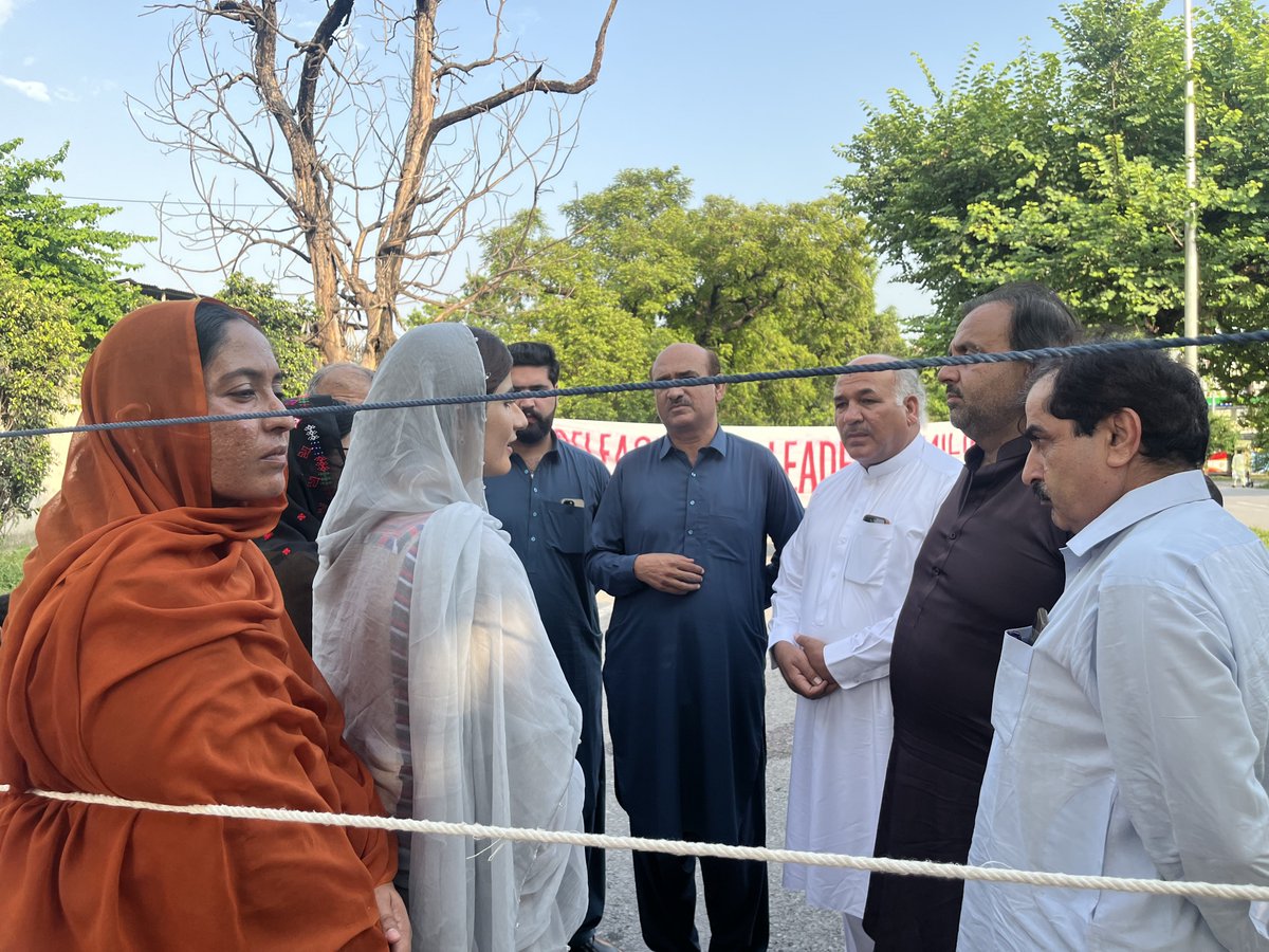 AWP leaders from Gilgit Baltisan, Khyber Pakhtunkhwa and Islamabad join the BYC sit-in on its 23rd day.