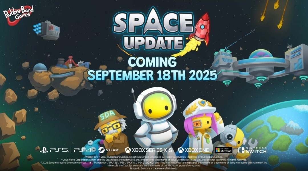 If you have kids under 10, Wobbly Life is a MUST PLAY. It comes out of early access on September 18th at the same time as a huge space update. Honestly this game has been my life the past couple months 😅