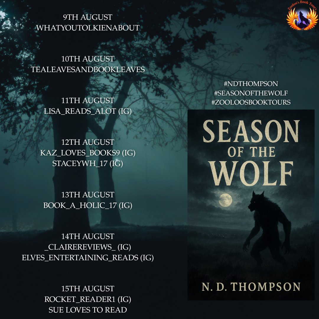 Darker Realms Press (@drealmspress) on Twitter photo Werewolf horror Season Of The Wolf is unleashed this Saturday and the review tour kicks off immediately. Watch this space to see what the amazing bloggers and reviewers have to say. Many thanks to <a href="/ZooloosBT/">ZooloosBookTours</a> for arranging the tour. Werewolf horror Season Of The Wolf is unleashed this Saturday and the review tour kicks off immediately. Watch this space to see what the amazing bloggers and reviewers have to say. Many thanks to <a href="/ZooloosBT/">ZooloosBookTours</a> for arranging the tour.