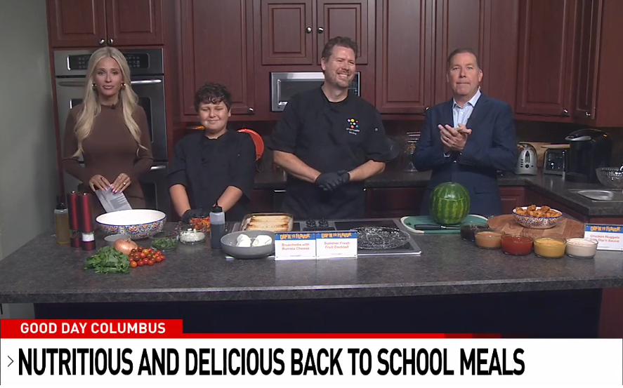 Chartwells K12 (@chartwellsk12) on Twitter photo Students in the Columbus area can Dip'n to Flavor this school year with fun, healthy meals featuring exciting dips and fresh options! Chef Will and his son Riley gave a sneak peek at what’s on the menu: loom.ly/MVcnCew #ServingUpHappyandHealthy <a href="/fox28columbus/">FOX 28 Columbus</a> Students in the Columbus area can Dip'n to Flavor this school year with fun, healthy meals featuring exciting dips and fresh options! Chef Will and his son Riley gave a sneak peek at what’s on the menu: loom.ly/MVcnCew #ServingUpHappyandHealthy <a href="/fox28columbus/">FOX 28 Columbus</a>
