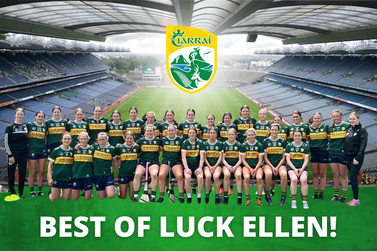 PST Sport (@pst_sport) on Twitter photo The very best of luck to our Accounts Executive Ellen O’Donoghue as <a href="/kerrycamogie/">Kerry Camogie</a> take on Offaly in this Sunday’s Glen Dimplex All-Ireland Camogie Intermediate Championship Final at Croke Park for the McGrath Cup. Let’s pack the stands, & get behind the girls 💚💛 <a href="/OfficialCamogi/">OfficialCamogie</a> The very best of luck to our Accounts Executive Ellen O’Donoghue as <a href="/kerrycamogie/">Kerry Camogie</a> take on Offaly in this Sunday’s Glen Dimplex All-Ireland Camogie Intermediate Championship Final at Croke Park for the McGrath Cup. Let’s pack the stands, & get behind the girls 💚💛 <a href="/OfficialCamogi/">OfficialCamogie</a>