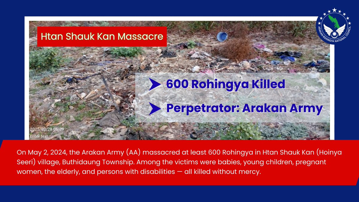 Arakan Rohingya National Council (ARNC) tweet media