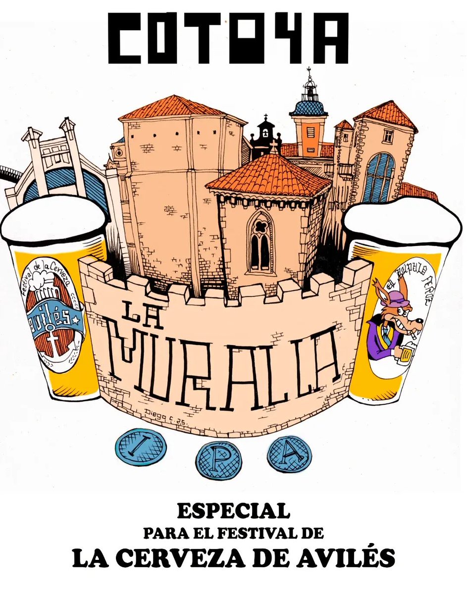 ¡DESCUBRIMOS LA MURALLA!

Como ya viene siendo tradición, la Cervecería El Lúpulo Feroz tendrá una cerveza especial de COTOYA para el Festival de la Cerveza de Avilés 🍻
 
LA MURALLA IPA ● 6,4% ●Columbus+Mosaic