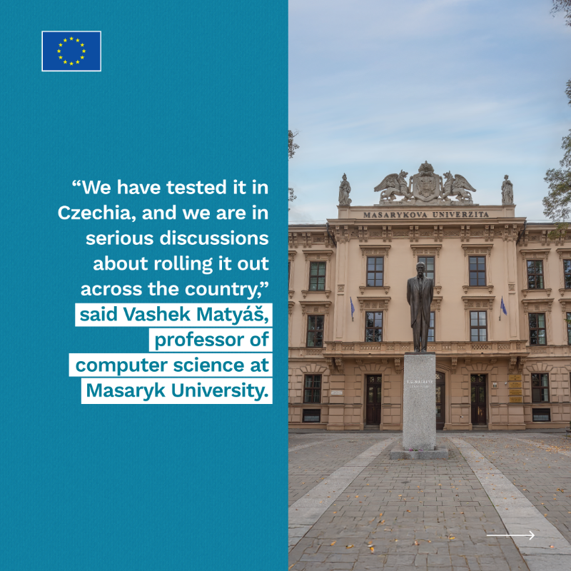 HorizonMagEU's tweet photo. Czechs and Estonians are working to shield Europe’s digital future, transforming it into a cyber stronghold. How are #EUfunded experts turning cutting-edge ideas into everyday digital protection? ➡️ https://t.co/cv1DsCw1nX 

#ResearchImpactEU #Science4EU