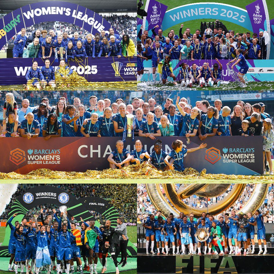 Club of the Year nomination for our men and women’s team at #BallonDor 

One Club, Five Trophies