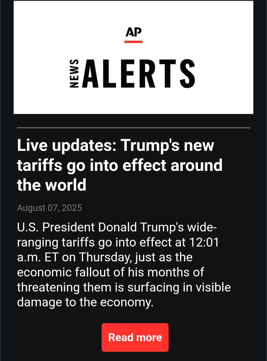 AngieLauritsen's tweet image. Welcome to #TariffDay. 
Tariffs = Taxes 
Celebrate accordingly. #GOPTariffs