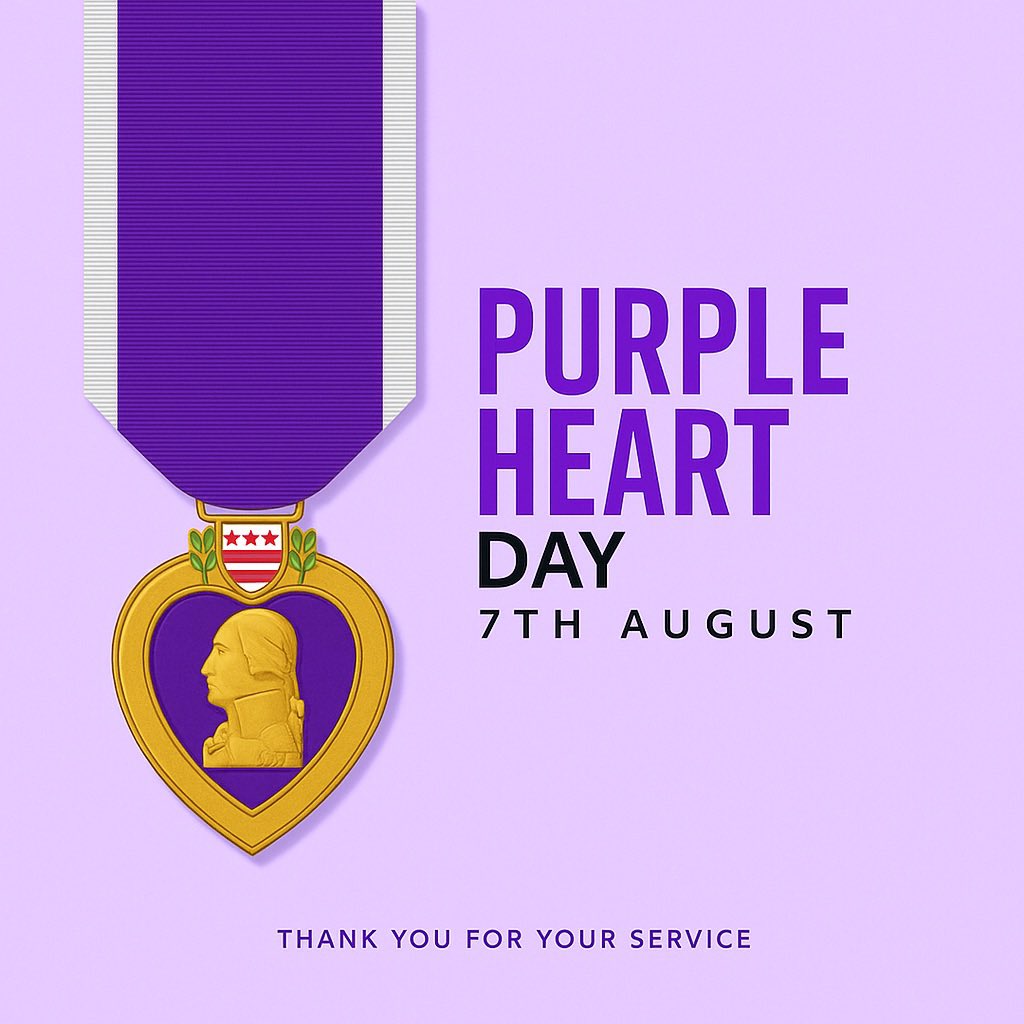 Today we celebrate our nation’s oldest military award and honor the brave men and women who have made the sacrifices to earn it.