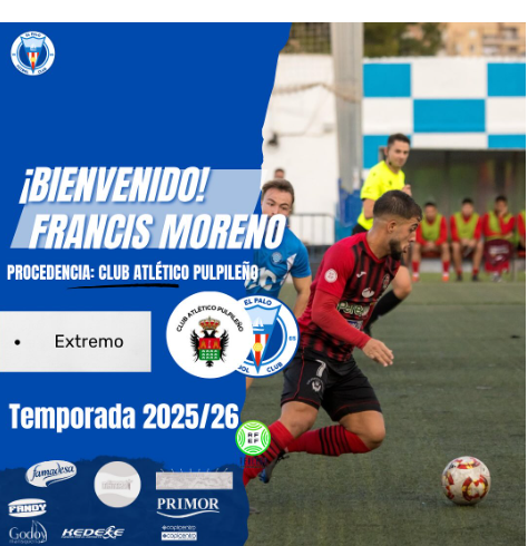 Oficial: El Palo FC ficha a Francis Moreno - nuevofutbol.com/2025/08/oficia…