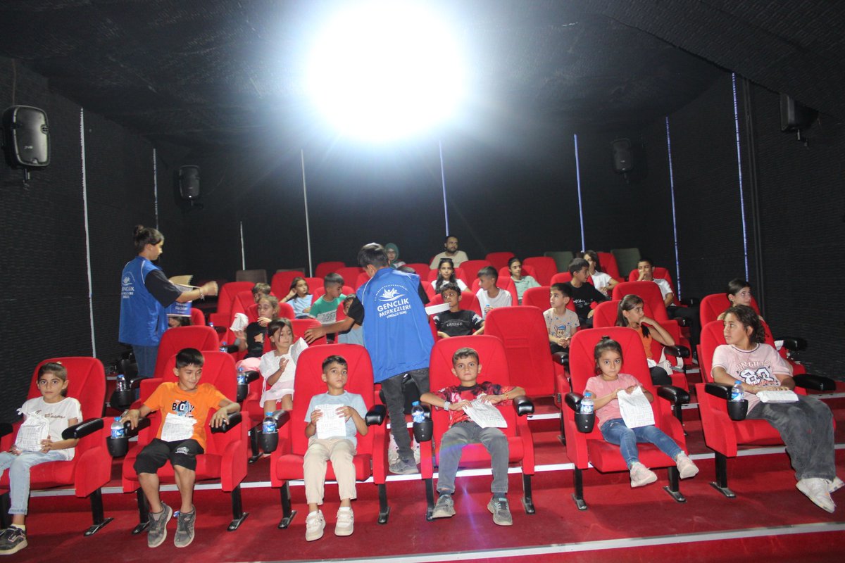 İlçe Müftülüğü Kur’an Kursu öğrencilerimizle birlikte sinema etkinliği gerçekleştirdik. 🎬📽️ 🥳