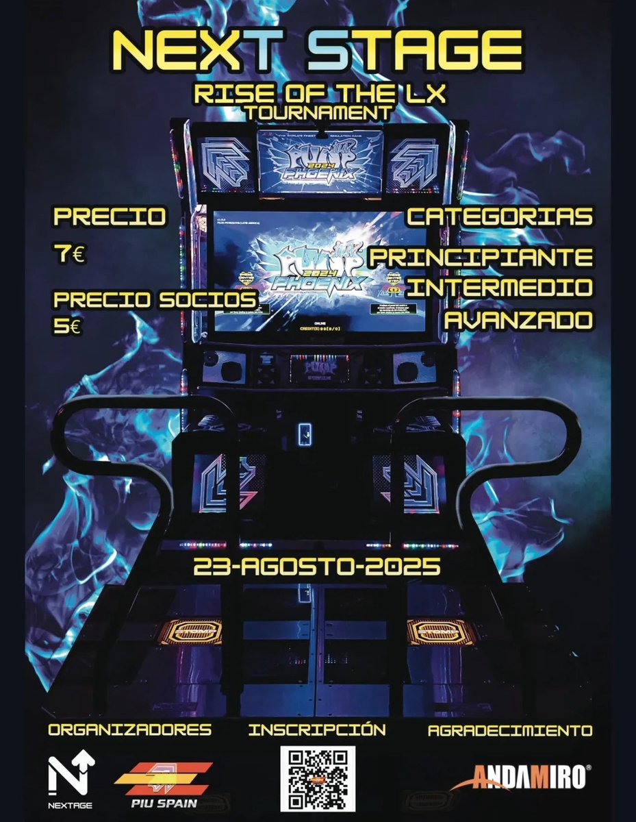 ¿Listos para darle a las flechitas?

¡Apuntáos a nuestro torneo de Pump It Up en colaboración con <a href="/piuspain/">PiuSpain</a>! 
Elegid cualquiera de las categorías y a pasar un rato increíble.

Consultad los precios de inscripción y restos de condiciones aquí: linktr.ee/piuspain