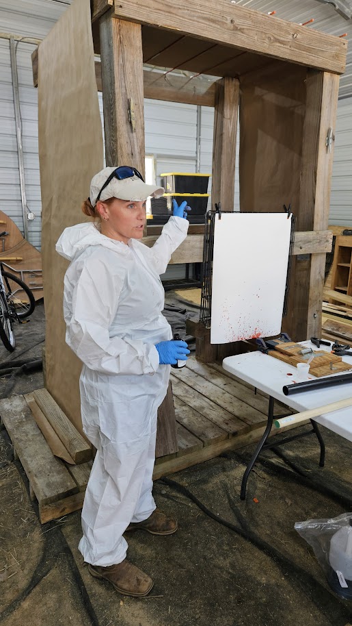 DrLauraPettler's tweet image. I&apos;ve been teaching #BloodstainPatternAnalysis since 2003. Now BPA is part of our super cool new #TrueCrimeAndEquines #CSIHorseCamp for Grown Ups at my farm in Monroe, NC! Join me, learn investigative skills, saddle up and sleuth on! Tickets on sale now at CREKLLC.com