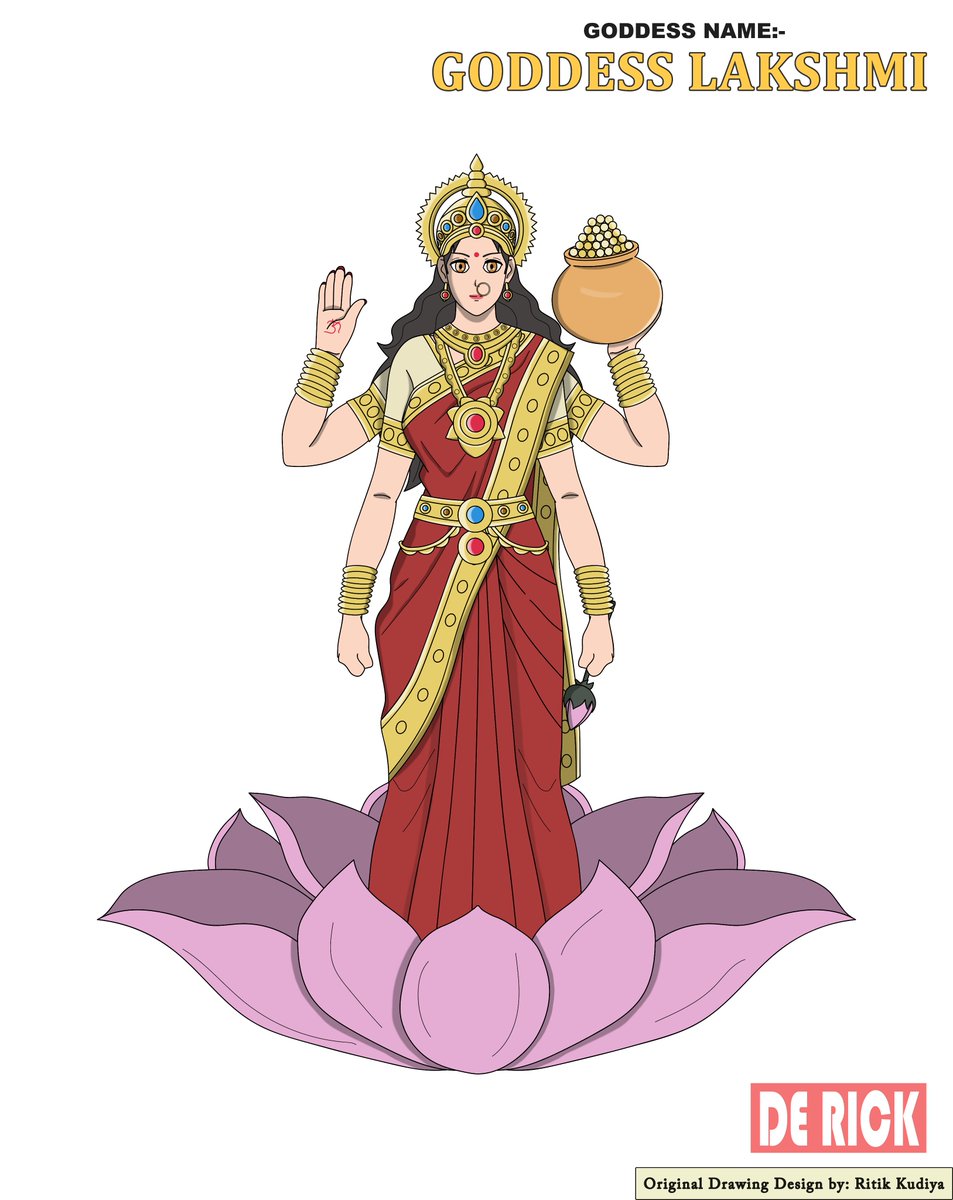 editderick's tweet photo. The Character design of Goddess Lakshmi! 🖍️🎨🙏✨

#lakshmi #illustrator #drawing #art #lordvishnu #lakshminarayan #ritikkudiya #digitalart #goku #picoftheday #devi #artwork #digitalcreator #dbg #dbs #goddesslakshmi #vishnu #ram #artistsontwitter #artist #artoftheday #lordshiva https://t.co/LAHvVET5ZJ