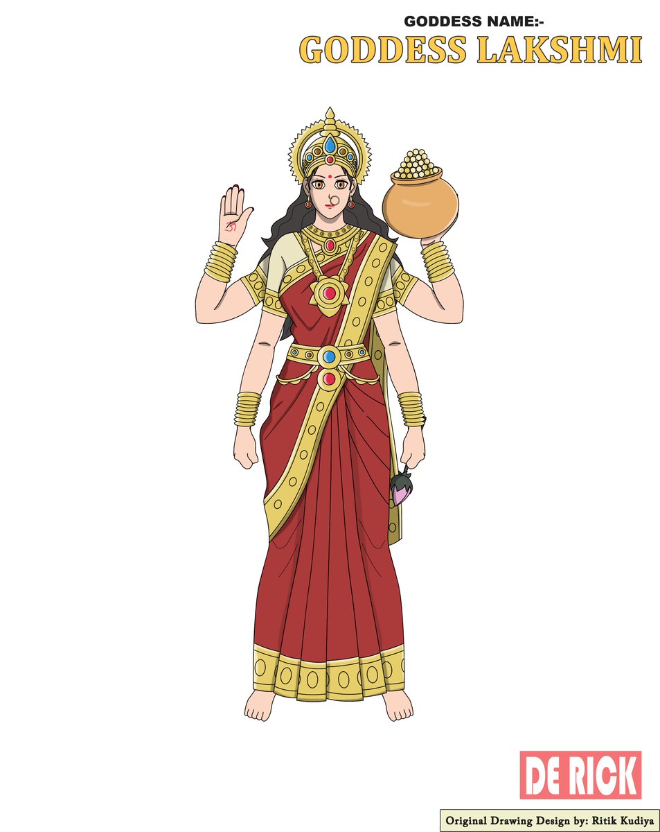 editderick's tweet photo. The Character design of Goddess Lakshmi! 🖍️🎨🙏✨

#lakshmi #illustrator #drawing #art #lordvishnu #lakshminarayan #ritikkudiya #digitalart #goku #picoftheday #devi #artwork #digitalcreator #dbg #dbs #goddesslakshmi #vishnu #ram #artistsontwitter #artist #artoftheday #lordshiva https://t.co/LAHvVET5ZJ