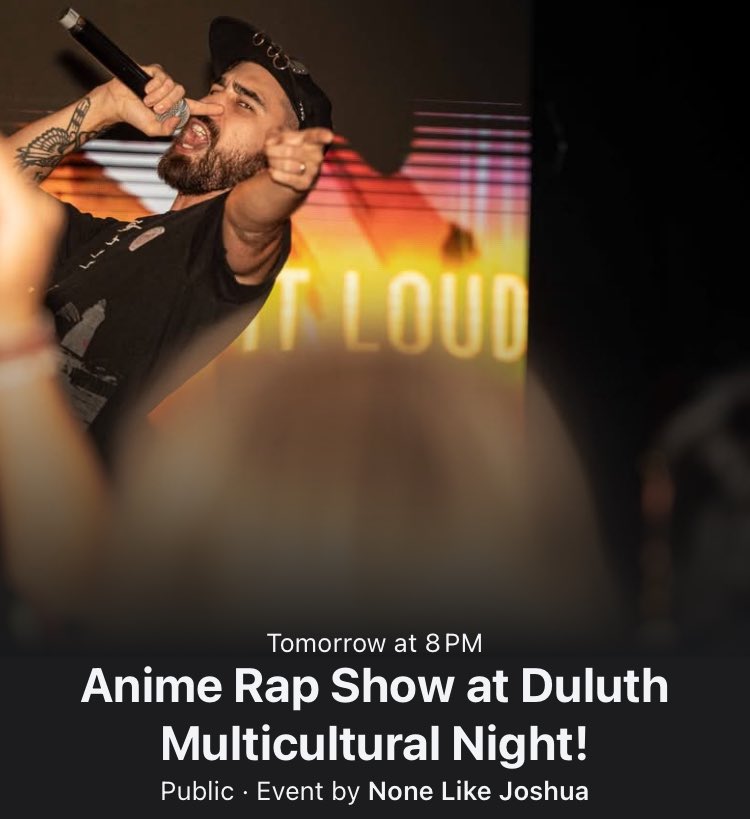 DULUTH GA!

See you tomorrow on Friday night at 8pm for the Duluth Festival Center’s Multicultural Night!

Best part about this show is…

ITS FREE