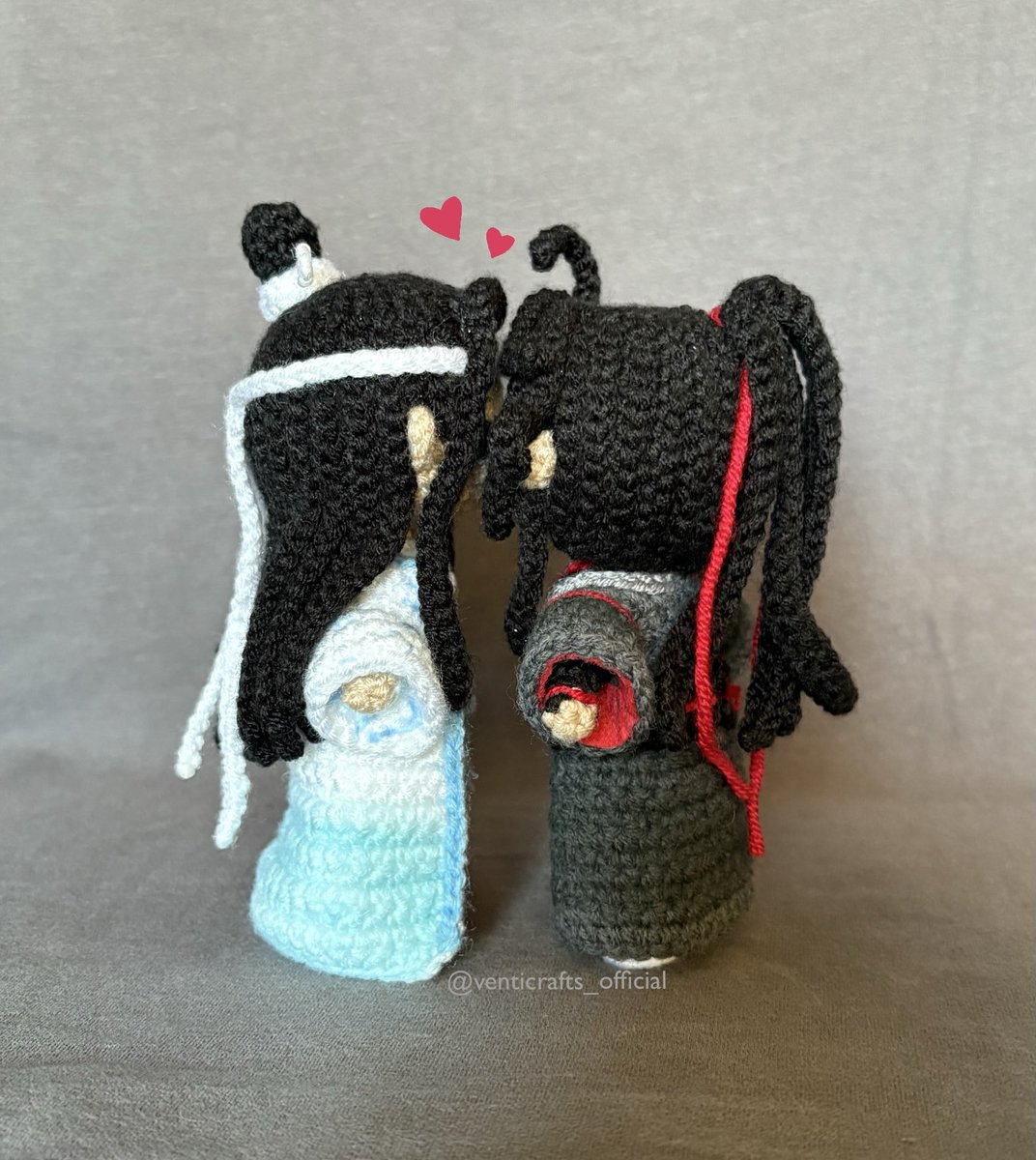 venticrafts_'s tweet photo. Lan Wangji and Wei Wuxian crochet dolls

#lanwangji #weiwuxian #wangxian #modaozushi #crochet https://t.co/p06sqF33Vo