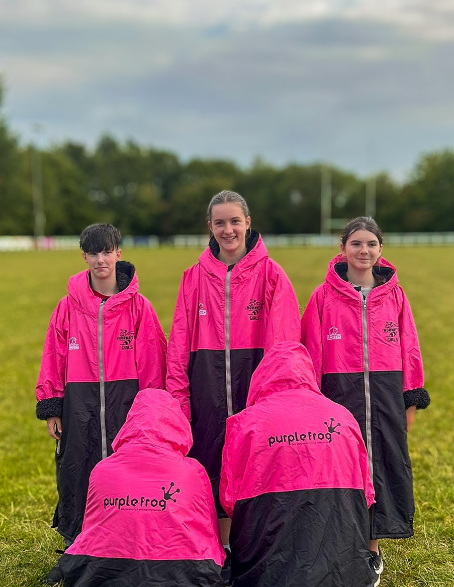 Purple Frog Systems🐸 (@purplefrogsys) on Twitter photo 🐸💪 Purple Frog is proud to sponsor the mighty <a href="/TelfordRugby/">Telford Hornets RFC</a> Club!
We’ve got their backs—literally—with bold pink coats. Who says you can't tackle hard and look fabulous doing it? 🏉
Can we petition for purple next time, though?💜 🐸 🐸💪 Purple Frog is proud to sponsor the mighty <a href="/TelfordRugby/">Telford Hornets RFC</a> Club!
We’ve got their backs—literally—with bold pink coats. Who says you can't tackle hard and look fabulous doing it? 🏉
Can we petition for purple next time, though?💜 🐸