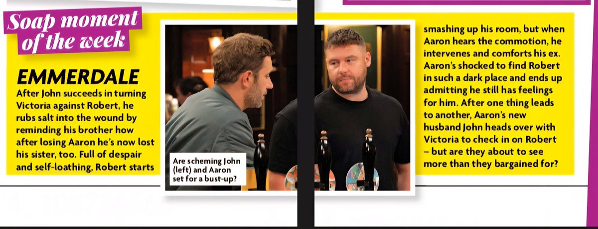 JordP_25's tweet photo. #Emmerdale 🚨Spoiler 🚨 W/C 18th August 2025 #Robron 

Credit @swarlascrisps for this https://t.co/lWFdRbsve9