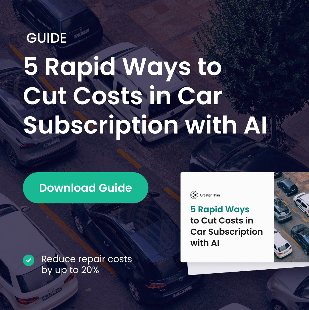 GreaterThan_AB's tweet image. Cut costs in your car subscription company 🚗

Car subscription models thrive on flexibility, but without a grasp on risk, costs can spiral out of control as your company grows.

eu1.hubs.ly/H0ltgXh0

#carsubscription #leasing #mobility #ai #riskintelligence