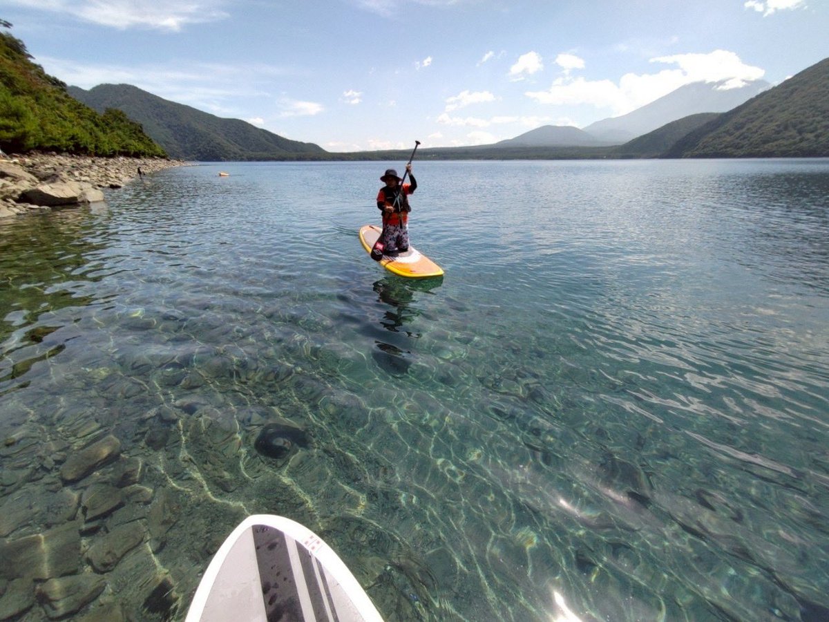 carimelo_now's tweet photo. #本栖湖  #SUP  #最高 https://t.co/XUVOMn4H50