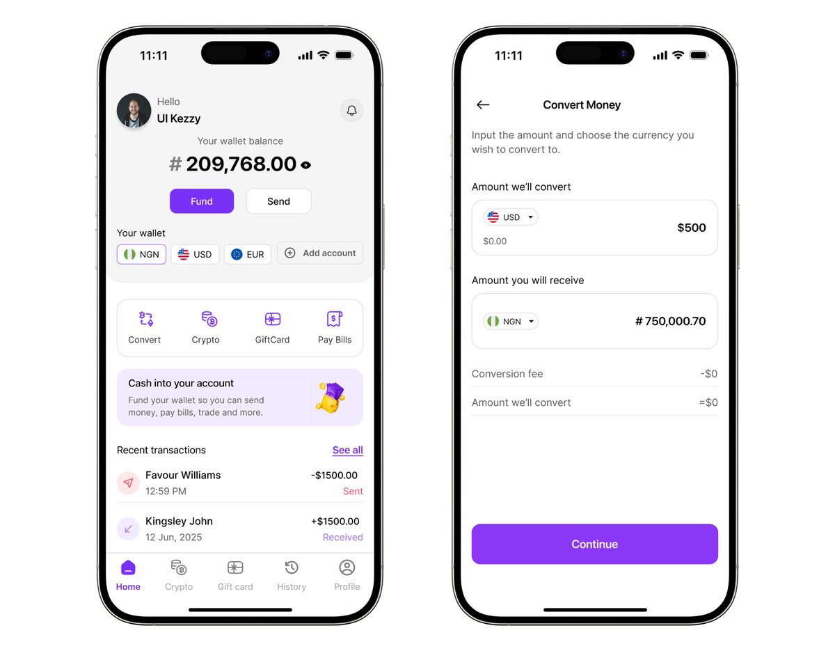 Kezzy_UI (@kezzyui) on Twitter photo Day 4 of the #UIDesign challenge with <a href="/DesignerAgba/">Agba designer— De_Web3 Guy</a>, and I’m tackling a mobile wallet interface. Focused on enhancing usability with clear currency options. Enjoying the challenge of balancing aesthetics with functionality while growing my skills. Day 4 of the #UIDesign challenge with <a href="/DesignerAgba/">Agba designer— De_Web3 Guy</a>, and I’m tackling a mobile wallet interface. Focused on enhancing usability with clear currency options. Enjoying the challenge of balancing aesthetics with functionality while growing my skills.