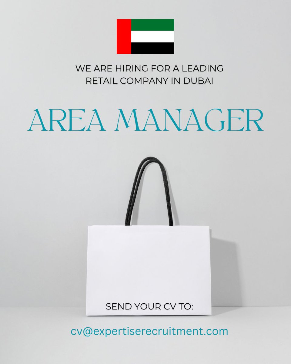 ExpertiseRec's tweet photo. We are hiring an Area Manager for a leading retail company in Dubai. More details below 👇🏻

https://t.co/0A5DSbHZM3

#AreaManager #AreaManagerJob #MultiStoreManagerJob #JobsInDubai #DubaiJobs #JobsInUAE #RetailJobs #Hiring #Recruitment #Dubai https://t.co/elyKml8tyq