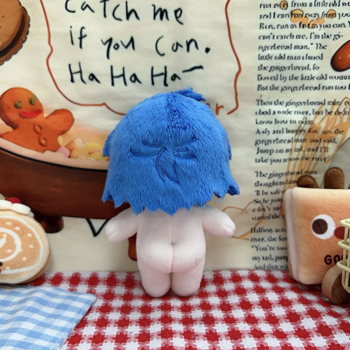 ☀️Lovely ~🧡💙😆

📏Size：10cm✨

🐻🫶🏻#HongliDoll   
#우리_공장으로_오세요  
#우리_공장을_소개합니다 #솜인형  
#棉花娃娃  #cottondoll 
#綿人形 #綿人形です #JPぬい