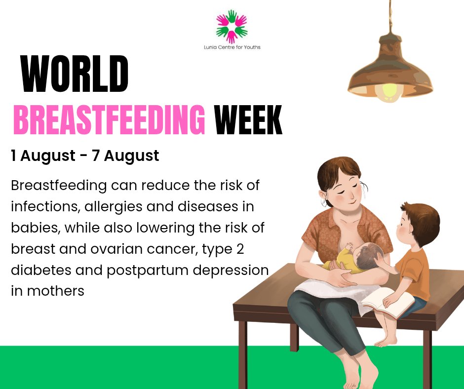 #WorldBreastfeedingWeek2025: Breastfeeding is a wonderful way for mothers to nurture their babies while also taking care of themselves. By breastfeeding, mothers can provide their babies with the best possible start in life, while also supporting their own health and wellbeing!