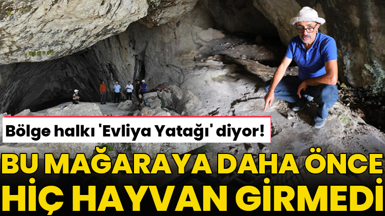 Kahramanmaraş'ta bu mağaraya daha önce hiç hayvan girmedi! Bölge halkı 'Evliya Yatağı' diyor

gazetevatan.com/galeri/kahrama…