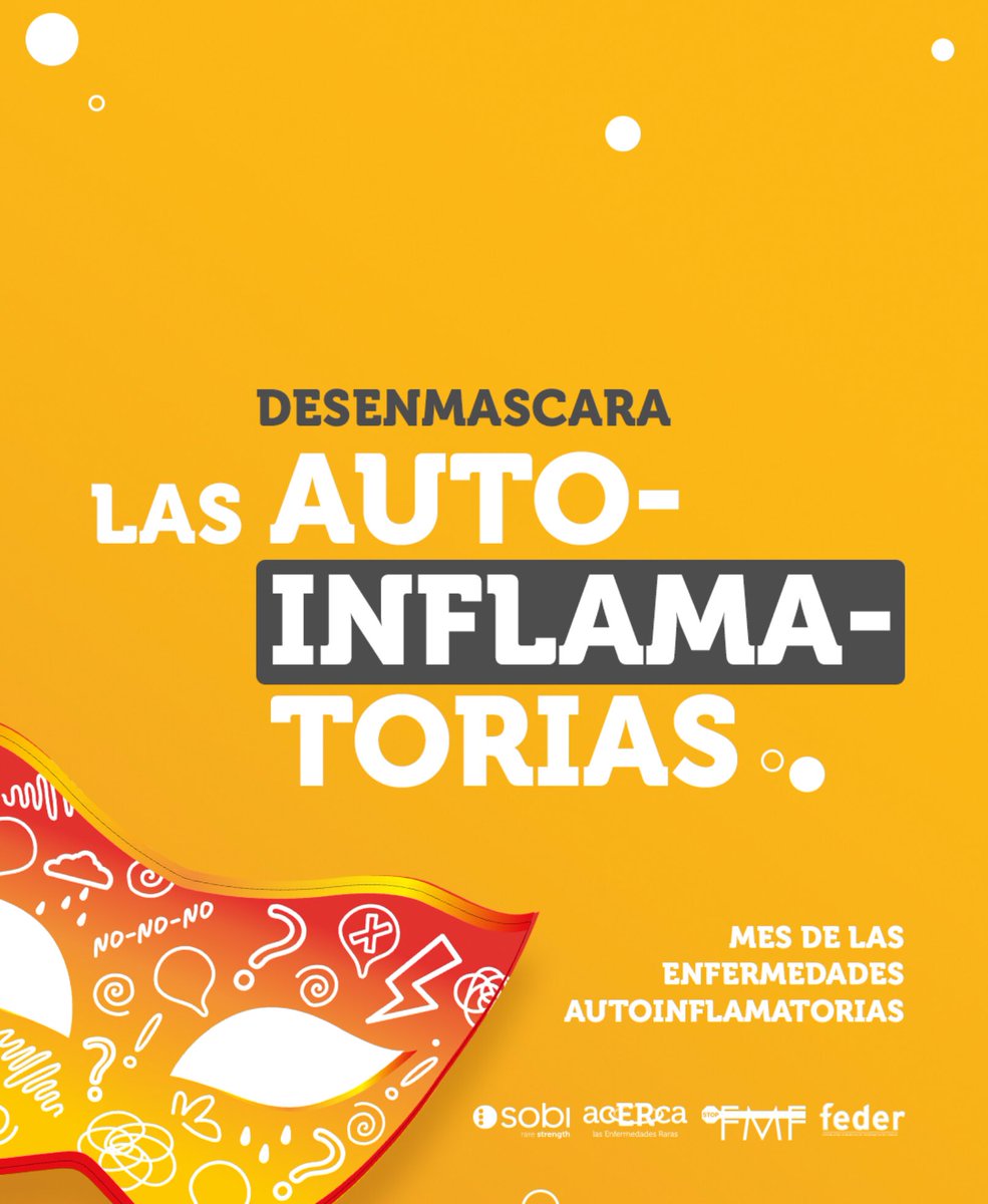 RarasNoInvisibles (@noinvisibles) on Twitter photo Agosto es #AutoinflammatoryAwarenessMonth
#DesenmascaralasAutoinflamatorias para dar visibilidad a una realidad poco conocida, personas que necesitan ser entendidas y valoradas.
<a href="/STOP_FMF/">As Esp de FMF y Autoinflamatorios. Stop FMF</a> pide una mayor investigación y herramientas diagnósticas más precisas para las enfermedades Agosto es #AutoinflammatoryAwarenessMonth
#DesenmascaralasAutoinflamatorias para dar visibilidad a una realidad poco conocida, personas que necesitan ser entendidas y valoradas.
<a href="/STOP_FMF/">As Esp de FMF y Autoinflamatorios. Stop FMF</a> pide una mayor investigación y herramientas diagnósticas más precisas para las enfermedades