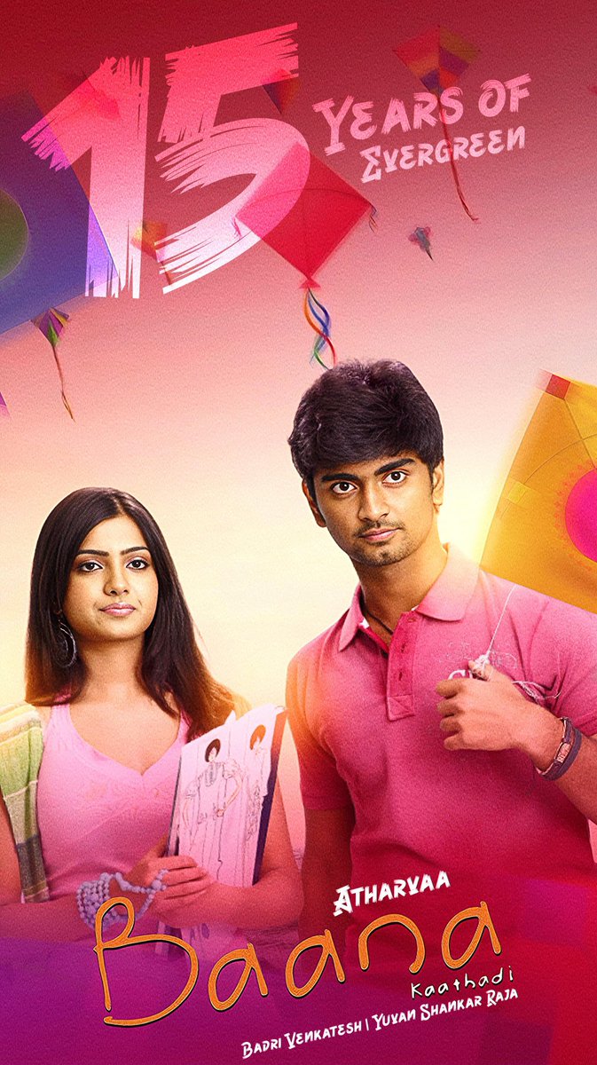 Rajasekar (@sekartweets) on Twitter photo #BaanaKaathadi-
A film that introduced <a href="/Atharvaamurali/">Atharvaa</a> & <a href="/Samanthaprabhu2/">Samantha</a>
Music by the Maestro <a href="/thisisysr/">Raja yuvan</a>
Directed by <a href="/dirbadri/">Badri Venkatesh</a>
#15YearsOfBaanaKaathadi #BaanaKaathadi-
A film that introduced <a href="/Atharvaamurali/">Atharvaa</a> & <a href="/Samanthaprabhu2/">Samantha</a>
Music by the Maestro <a href="/thisisysr/">Raja yuvan</a>
Directed by <a href="/dirbadri/">Badri Venkatesh</a>
#15YearsOfBaanaKaathadi