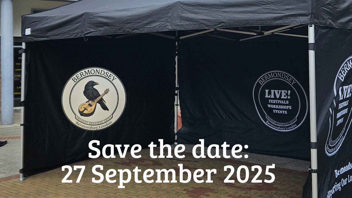 Get ready for the Bermondsey (Micro) Folk Festival 2025

On  Sat, 27 September 2025, the popular folk and roots music festival  is back to the heart of Bermondsey with a line-up of artists and  community activities you don't want to miss!

Check updates on
bermondseyfolkfestival.co.uk