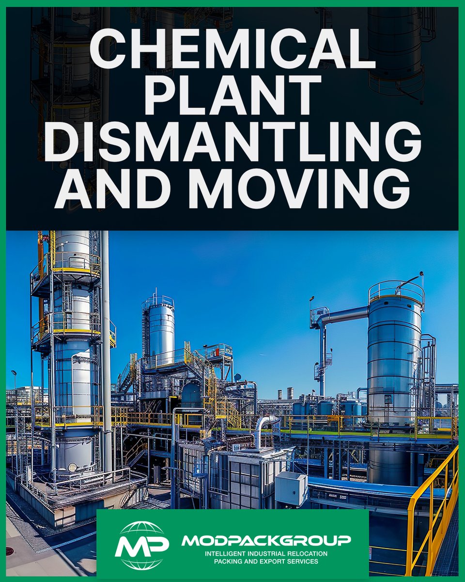 Modpack_UK's tweet image. Chemical plant relocation requires serious expertise. The stakes are high and there's no room for error.
We've handled dozens of facility relocations and know what it takes. 
#ChemicalPlant #FacilityRelocation #OilAndGas #IndustrialRelocation #IndustrialMoving