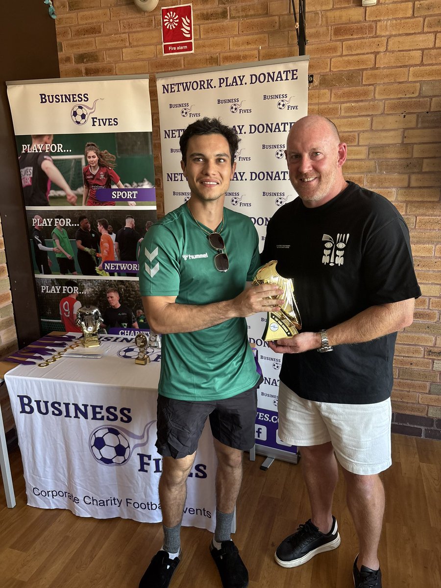 Business Fives (@businessfives) on Twitter photo A <a href="/brightlocal/">BrightLocal ๐บ๐ฆ</a> United double in Brighton ๐ ๐
The team took home our conference title!
The team were also helped by our tournament top goalscorer Alex who netted 6 the entire day ๐ A <a href="/brightlocal/">BrightLocal ๐บ๐ฆ</a> United double in Brighton ๐ ๐
The team took home our conference title!
The team were also helped by our tournament top goalscorer Alex who netted 6 the entire day ๐