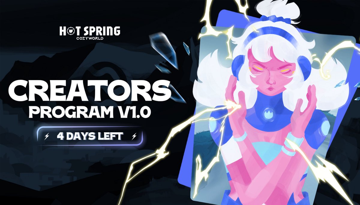Just a few days left to join Creators Program 1.0 ⚡︎

Over 250 creators are already on board. Still time to make Cozy World even cozier.

Applications will close on August 11. Don’t miss out on being part of something cozy.

⚡︎ Register here: form.typeform.com/to/z6Z42K6p