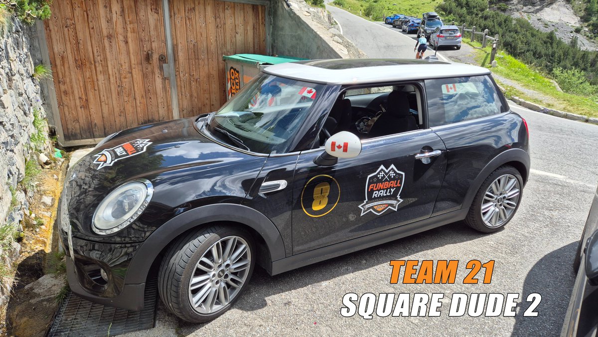 FunballRally's tweet image. A big welcome to our 21st team for 2026 from Canada: Square Dude 2. This will be Doug's second rally with us, he's still deciding on what car to bring. Here's a photo of him back in 2024.