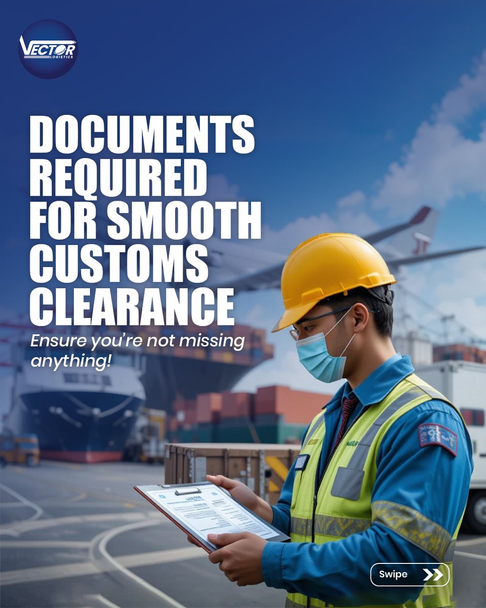 vectorlogigroup's tweet image. 📦 Planning to import or export?
Here’s your MUST-HAVE checklist for smooth customs clearance!

Even one missing document can lead to delays, fines, or shipment holds! 😰

#ShippingChecklist #ImportExportTips #VectorLogisticsGroup #TradyHive