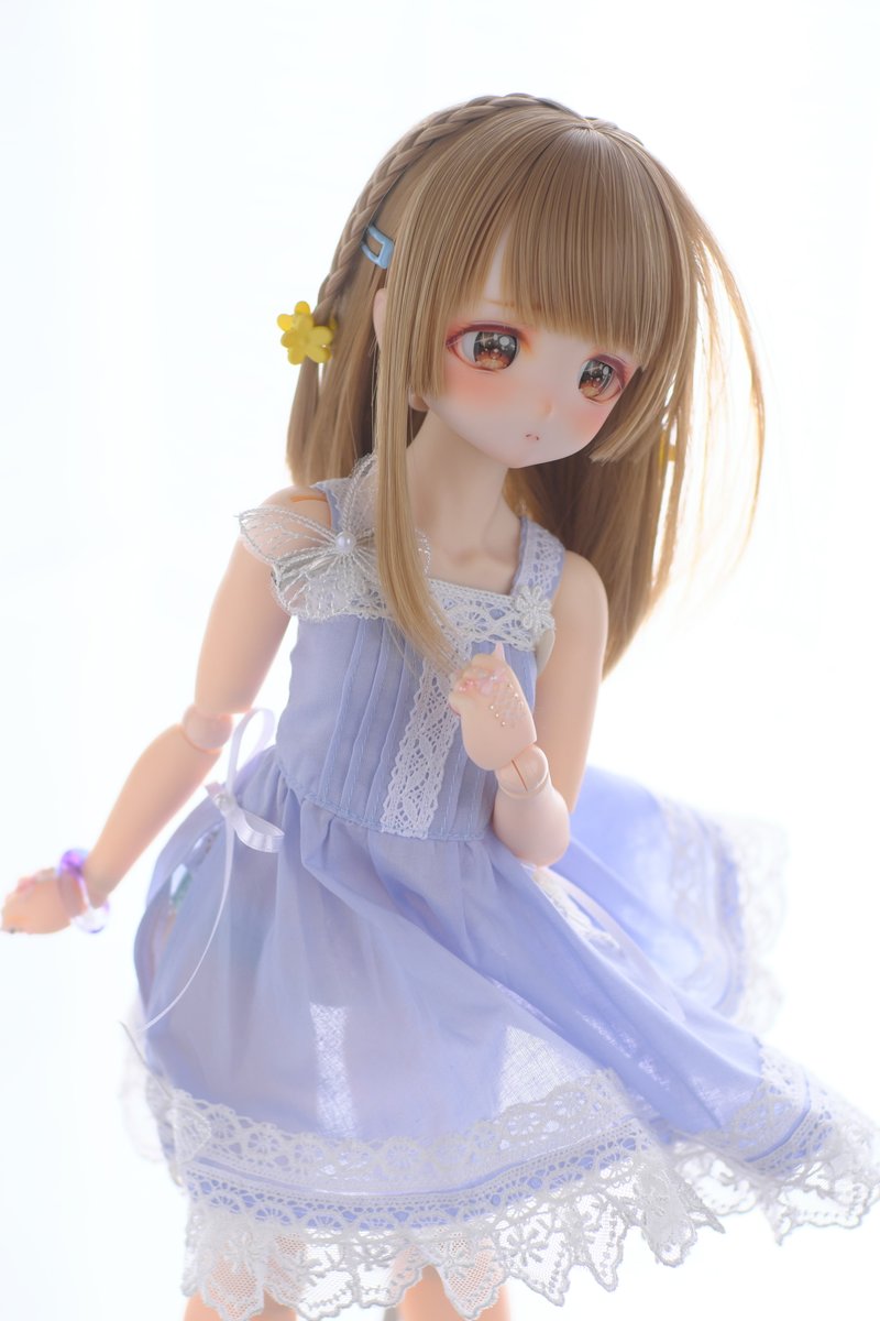 綾芽ちゃん °̥࿐♡⡱
　
💄東雲人形館 様 
#ぷらむウィッグ
#どれみネイル