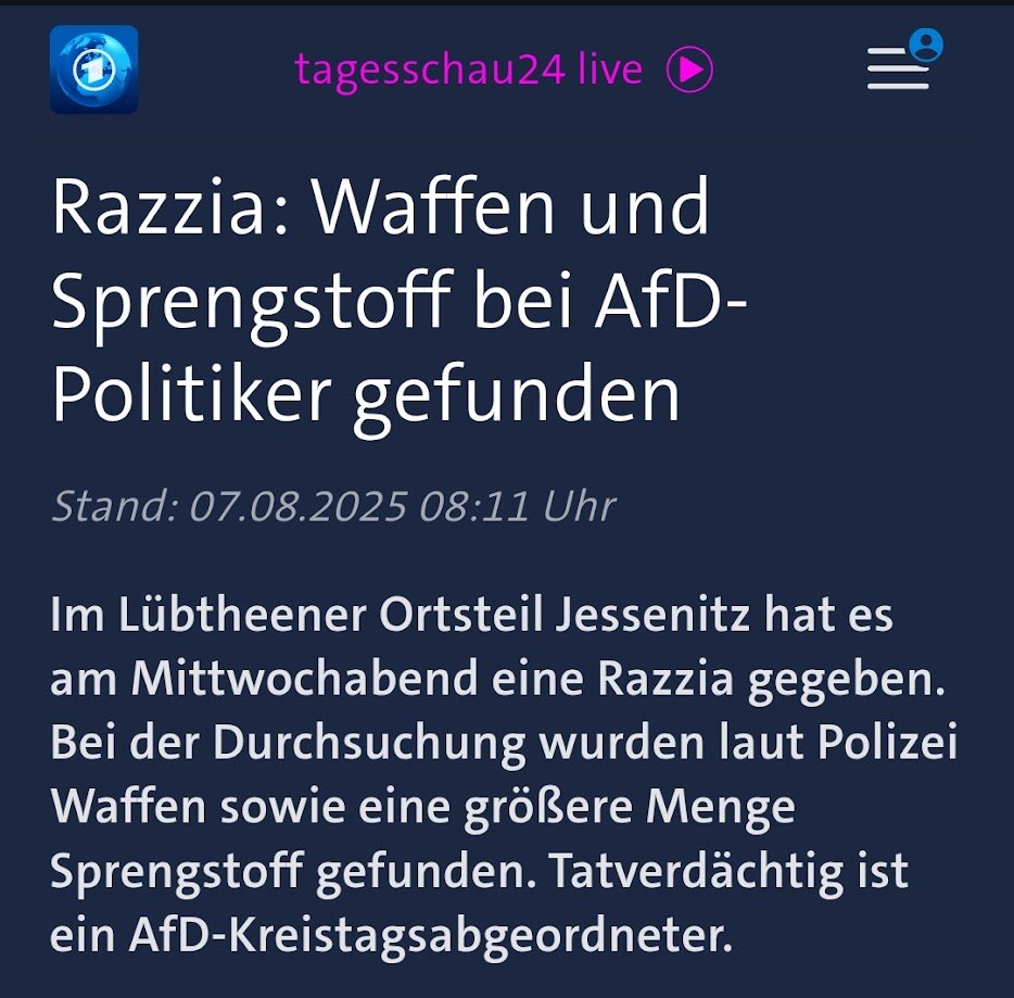 Die AfD ist ein Sammelbecken für Rechtsextremisten und Terroristen.