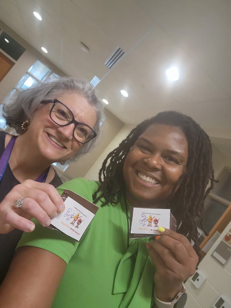Cheryl Hunter (@cherylwhunter) on Twitter photo I started my 42nd year in education visiting each teacher & staff member at <a href="/rvhs/">Ridge View High School: A Med Pro Magnet</a> to wish them a great first day and sharing some Magnificent & Marvelous M&Ms. It’s going to be a GREAT year coaching our teachers!💜 <a href="/DrBrendaMack/">DrMack</a> <a href="/RichlandTwo/">Richland School District Two</a> I started my 42nd year in education visiting each teacher & staff member at <a href="/rvhs/">Ridge View High School: A Med Pro Magnet</a> to wish them a great first day and sharing some Magnificent & Marvelous M&Ms. It’s going to be a GREAT year coaching our teachers!💜 <a href="/DrBrendaMack/">DrMack</a> <a href="/RichlandTwo/">Richland School District Two</a>
