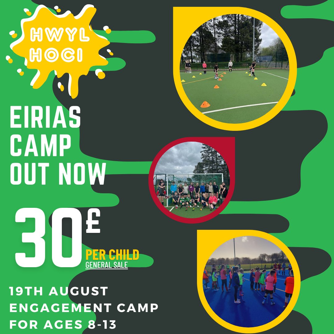 Two camps left this summer!☀

Next week, we'll be at <a href="/Habsmonmouth/">Haberdashers' Monmouth School</a> <a href="/HabsMonSport/">Habs Mon Sport</a> for a Skills camp, where 12-17 year olds ae invited to build their skills and develop their knowledge of the game!

After that, we're at <a href="/EiriasHC/">Clwb Hoci Eirias Hockey Club</a> for some more Hwyl Hoci, we're 8-13 year olds are