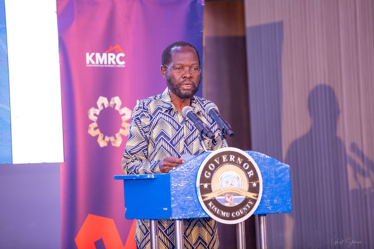 "We gather not just to talk about buildings, but to build systems, systems that work for ordinary people."
– H.E. Prof. Peter Anyang’ Nyong’o, Governor, Kisumu County

#KAHC2025 #AffordableHousingKE #KMRC